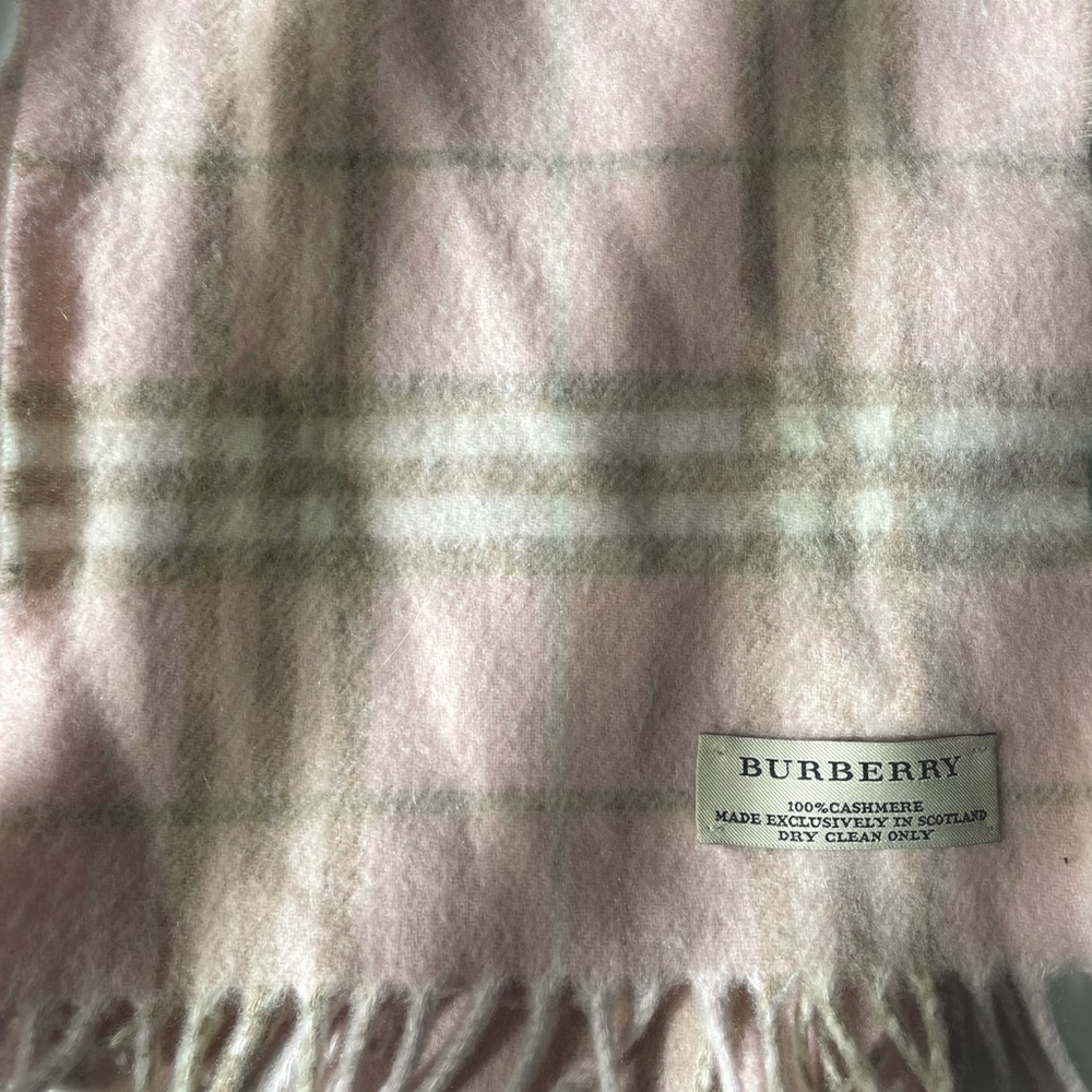 Soft, cozy, and warm Burberry Cashmere Scarf